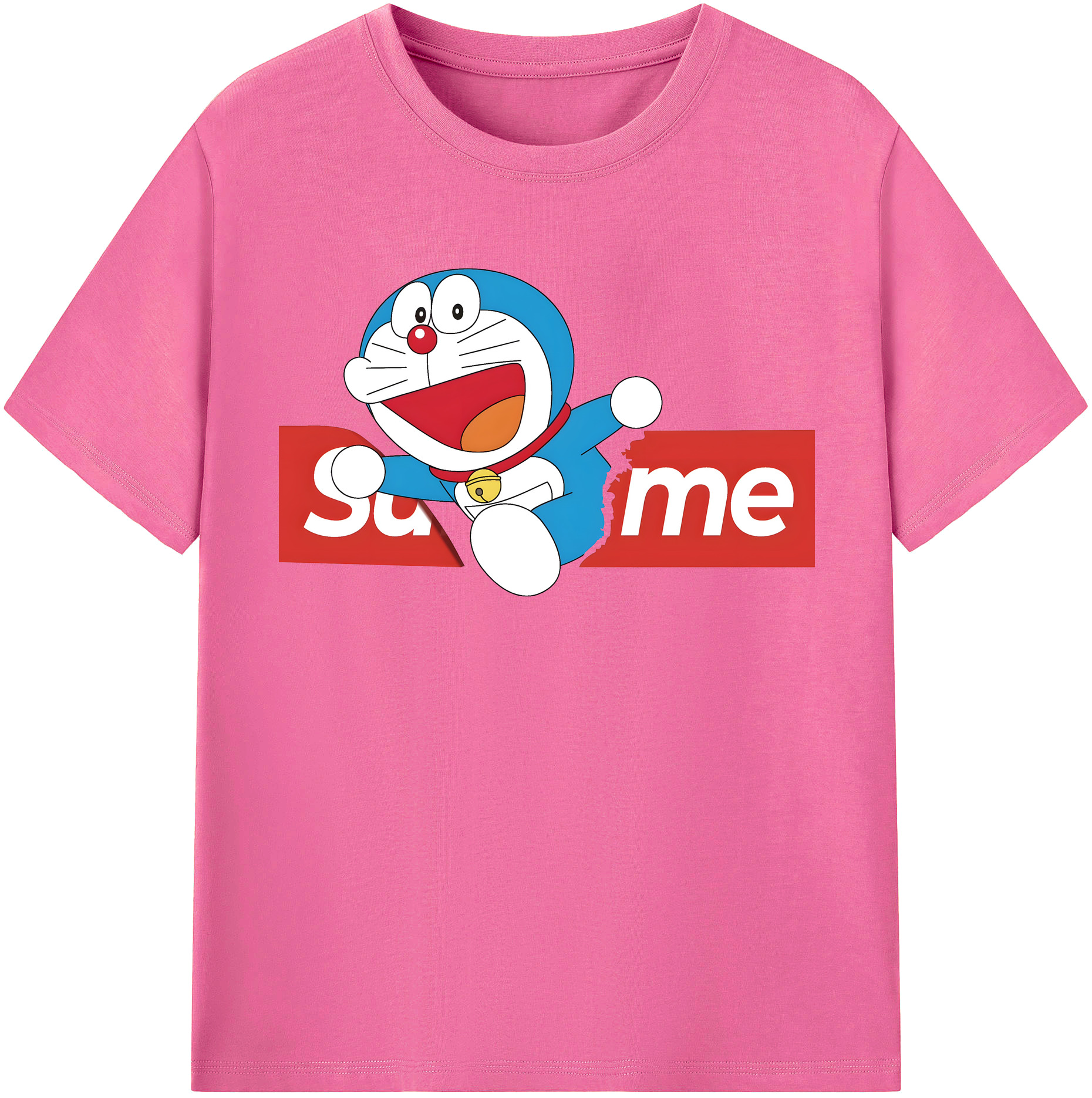 （画像用） ドラえもん Doraemon レディースカジュアルプリントTシャツ（綿100％）